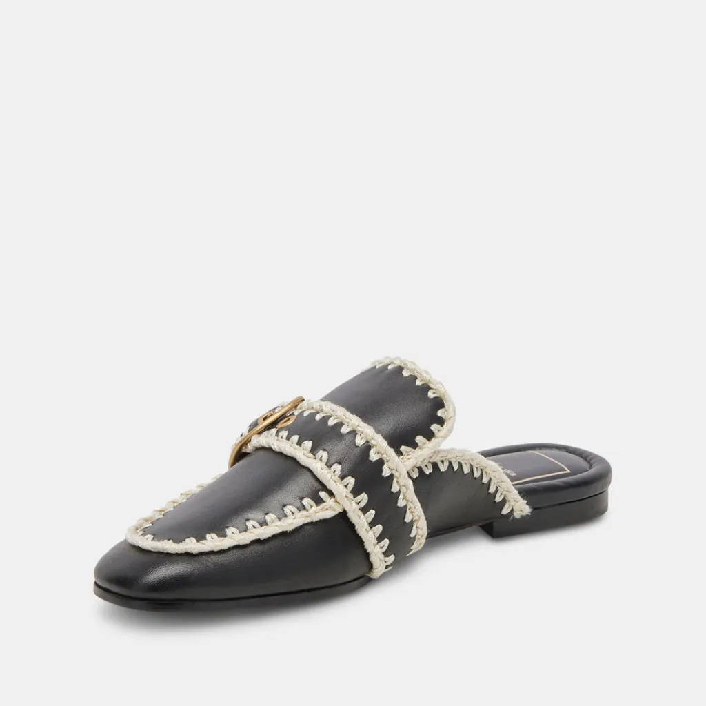 DOLCE VITA Flats & Loafers*Santel Stitch Flats Black Leather