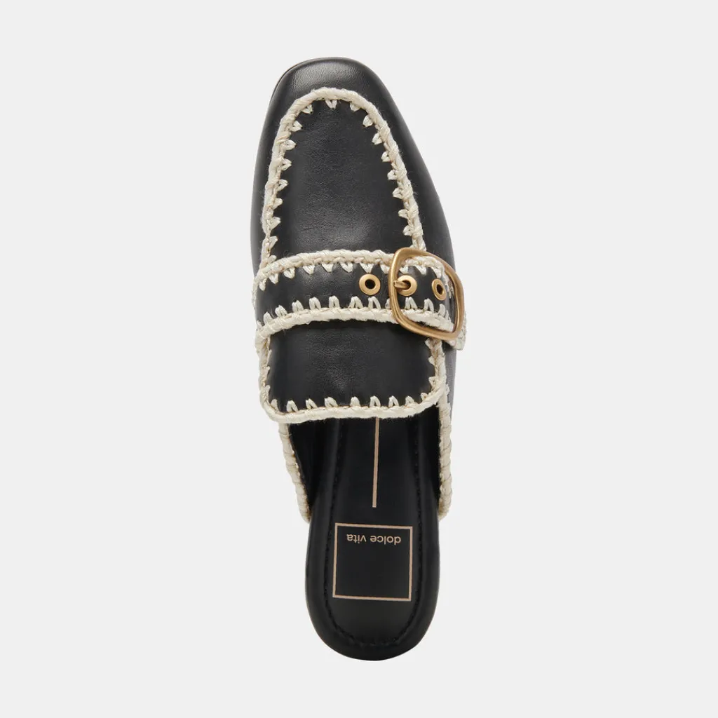 DOLCE VITA Flats & Loafers*Santel Stitch Flats Black Leather