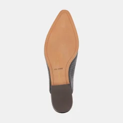 DOLCE VITA Flats & Loafers*Sidon Flats Noir Embossed Leather