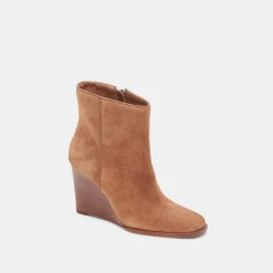 DOLCE VITA Boots & Booties*Susann Wide Booties Chestnut Suede