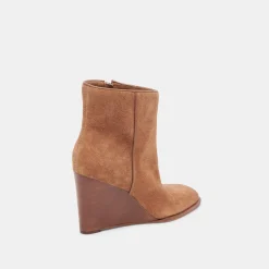 DOLCE VITA Boots & Booties*Susann Wide Booties Chestnut Suede