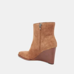 DOLCE VITA Boots & Booties*Susann Wide Booties Chestnut Suede