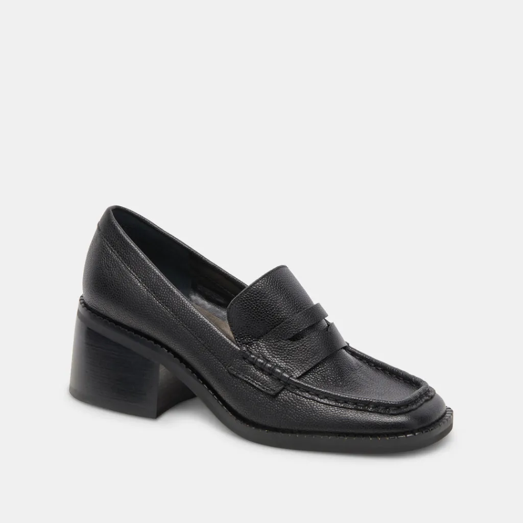 DOLCE VITA Flats & Loafers*Talie Loafers Onyx Embossed Leather