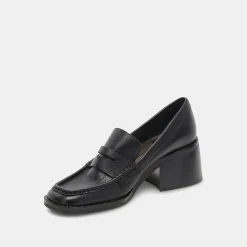 DOLCE VITA Flats & Loafers*Talie Loafers Onyx Embossed Leather