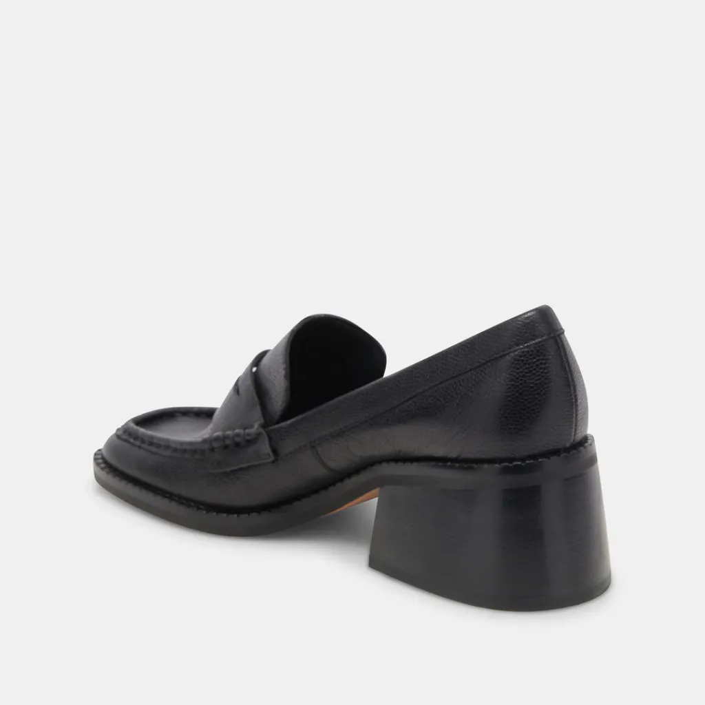 DOLCE VITA Flats & Loafers*Talie Loafers Onyx Embossed Leather