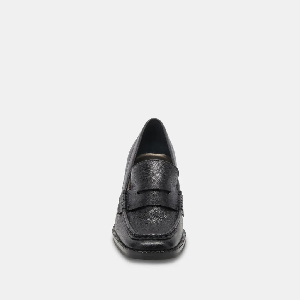 DOLCE VITA Flats & Loafers*Talie Loafers Onyx Embossed Leather