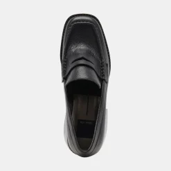 DOLCE VITA Flats & Loafers*Talie Loafers Onyx Embossed Leather