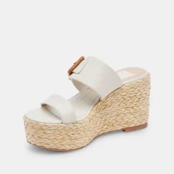DOLCE VITA Wedges*Thorin Wedges Ivory Leather