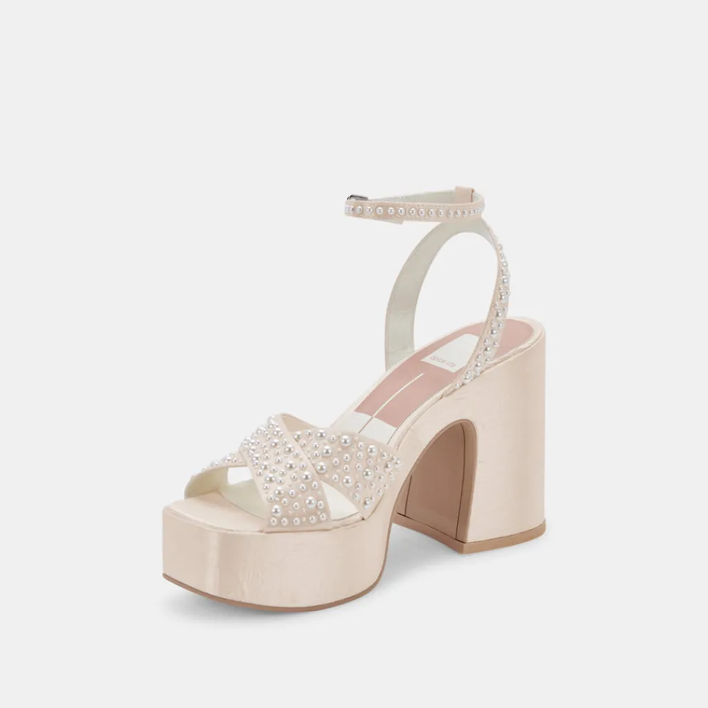 DOLCE VITA Heels*Wessi Pearl Heels Vanilla Pearls
