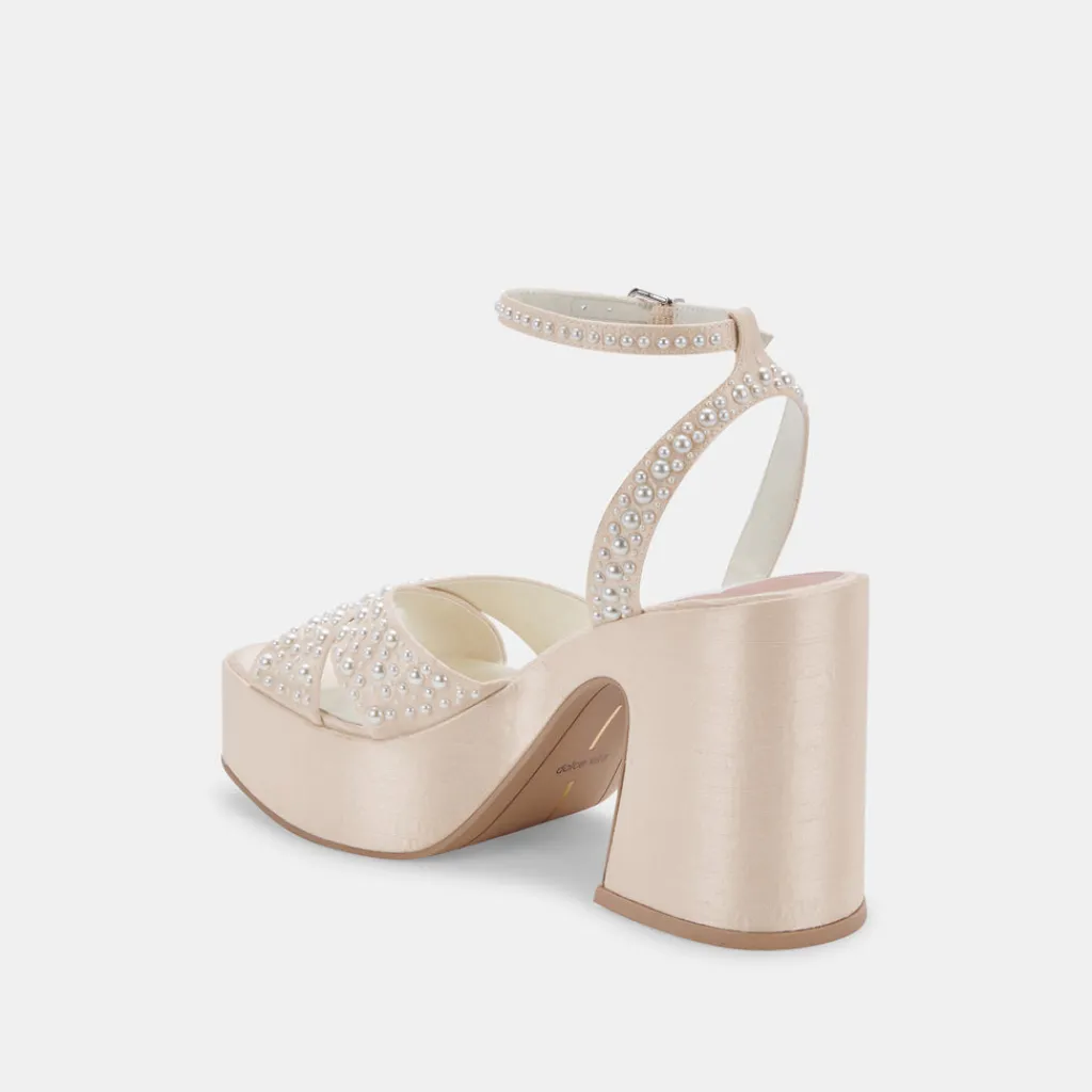 DOLCE VITA Heels*Wessi Pearl Heels Vanilla Pearls