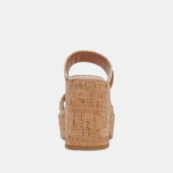 DOLCE VITA Sandals*Whim Heels Honey Raffia