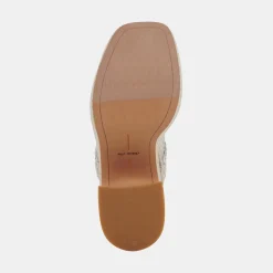 DOLCE VITA Sandals*Whim Heels Oatmeal Raffia