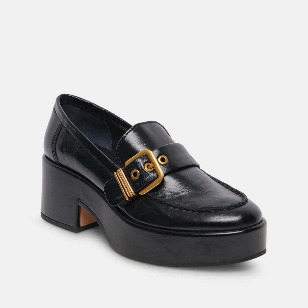 DOLCE VITA Flats & Loafers*Yonder Loafers Midnight Crinkle Patent