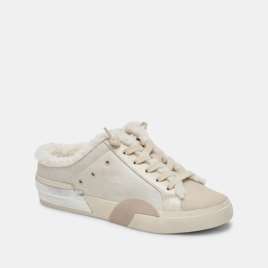 DOLCE VITA Sneakers*Zantel Sneakers Off White Crackled Leather