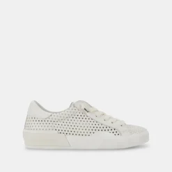 DOLCE VITA Sneakers*Zina Perforated Sneakers White Perforated Leather