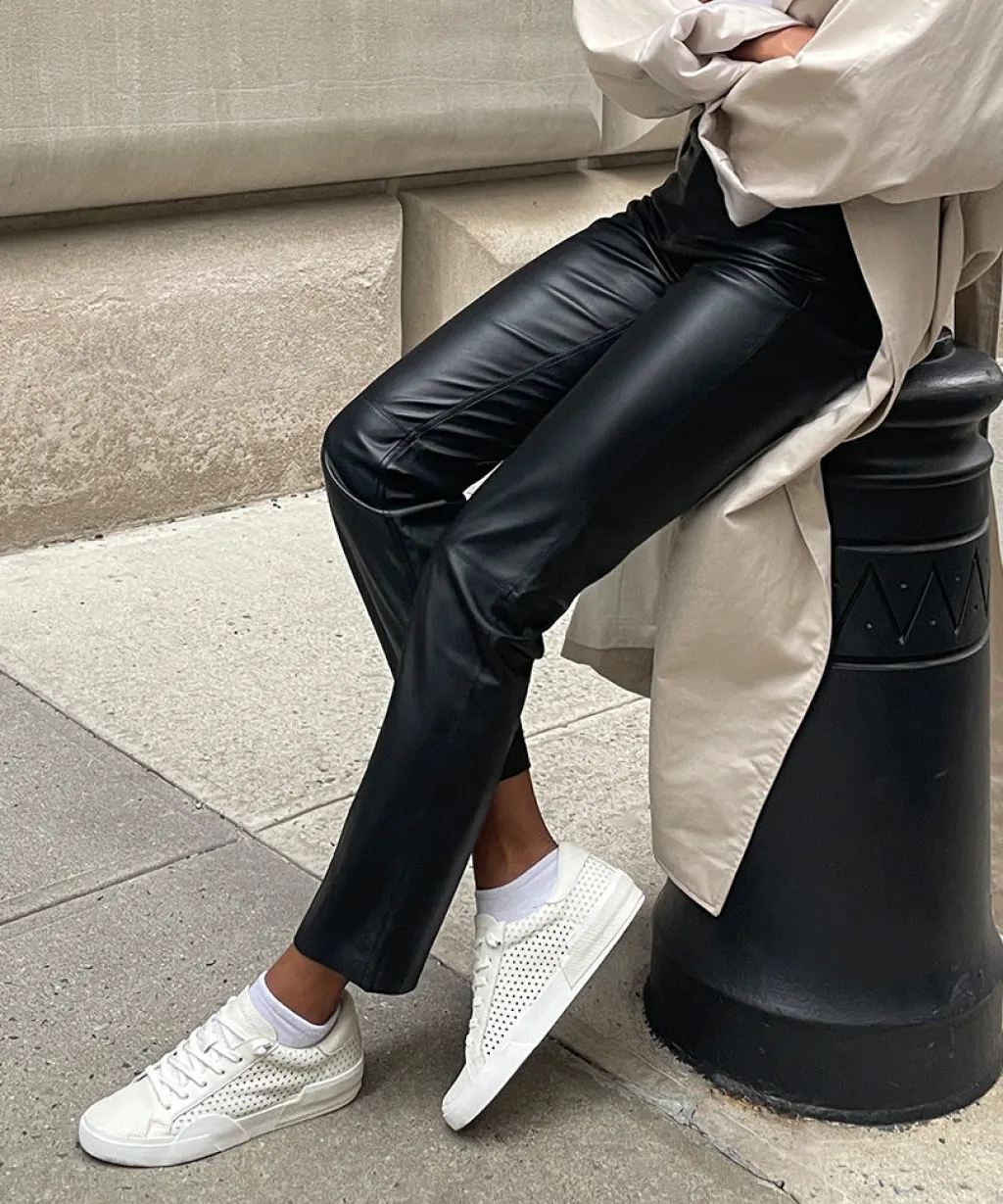 DOLCE VITA Sneakers*Zina Perforated Sneakers White Perforated Leather