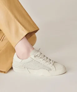 DOLCE VITA Sneakers*Zina Perforated Sneakers White Perforated Leather