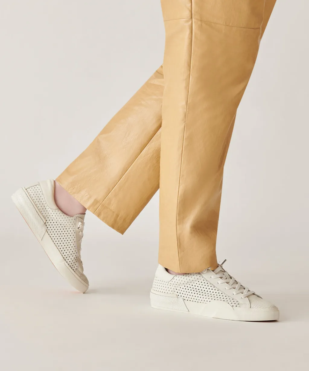 DOLCE VITA Sneakers*Zina Perforated Sneakers White Perforated Leather