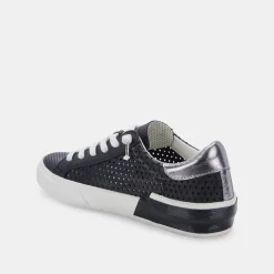 DOLCE VITA Sneakers*Zina Perforated Sneakers Black Perforated Leather