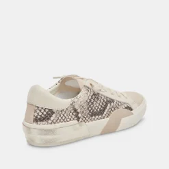 DOLCE VITA Sneakers*Zina Sneakers Black White Embossed Snake