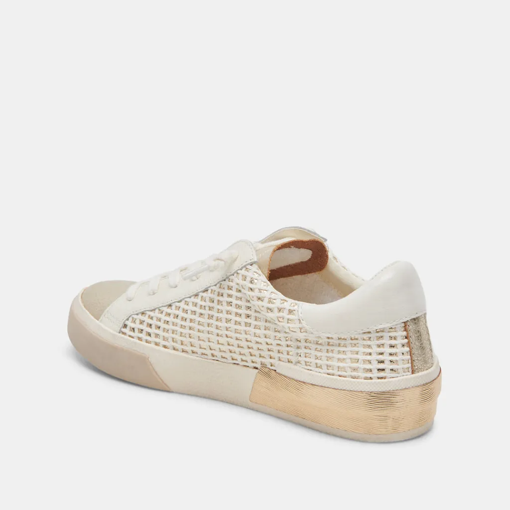DOLCE VITA Sneakers*Zina Sneakers Bone Gold Woven