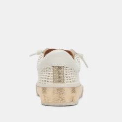 DOLCE VITA Sneakers*Zina Sneakers Bone Gold Woven