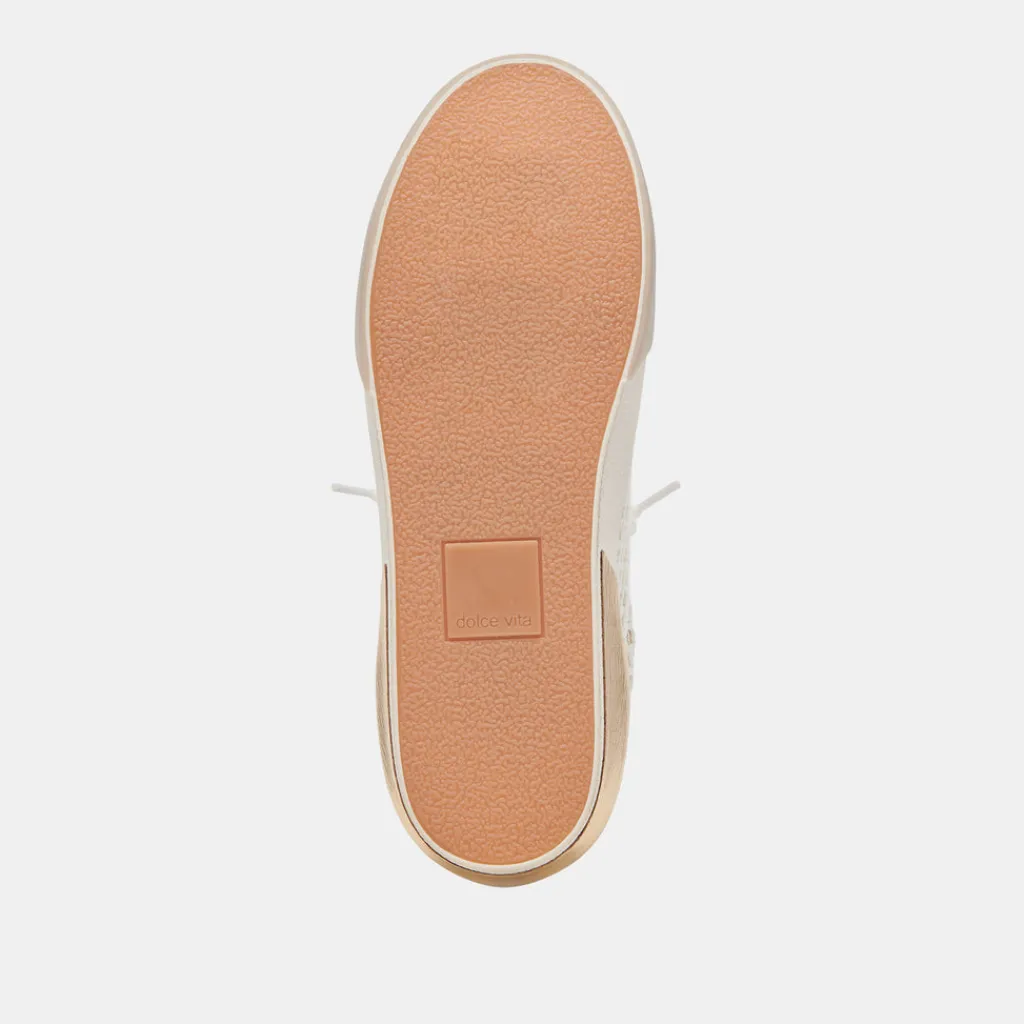DOLCE VITA Sneakers*Zina Sneakers Bone Gold Woven