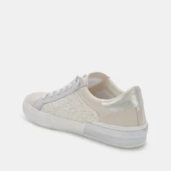 DOLCE VITA Sneakers*Zina Sneakers Cream Leopard Print Suede
