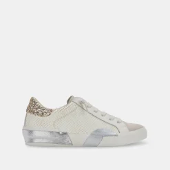 DOLCE VITA Sneakers*Zina Sneakers Off White Embossed Leather