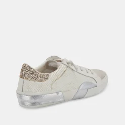 DOLCE VITA Sneakers*Zina Sneakers Off White Embossed Leather