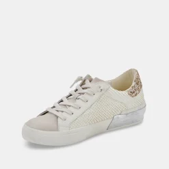 DOLCE VITA Sneakers*Zina Sneakers Off White Embossed Leather