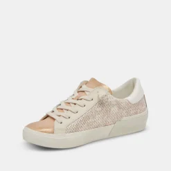 DOLCE VITA Sneakers*Zina Sneakers Sand Embossed Leather