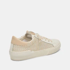 DOLCE VITA Sneakers*Zina Sneakers Tan Cream Raffia