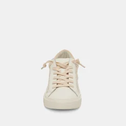 DOLCE VITA Sneakers*Zina Sneakers Tan Cream Raffia