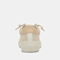 DOLCE VITA Sneakers*Zina Sneakers Tan Cream Raffia