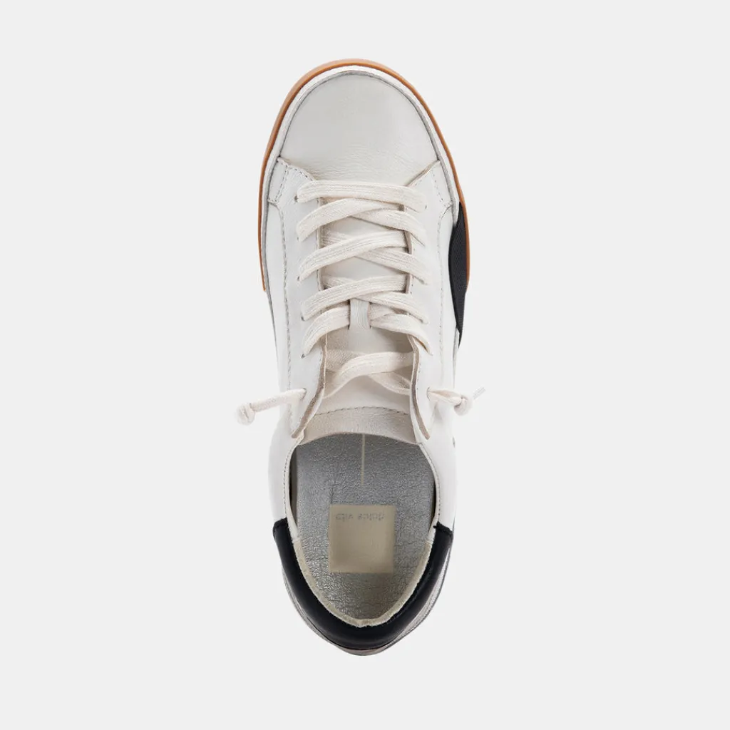 DOLCE VITA Sneakers*Zina Sneakers White Black Leather