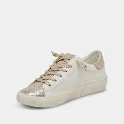 DOLCE VITA Sneakers*Zina Sneakers White Gold Leather