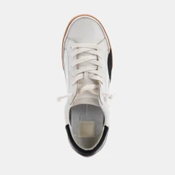 DOLCE VITA Sneakers*Zina Wide Sneakers White Black Leather