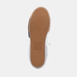 DOLCE VITA Sneakers*Zina Wide Sneakers White Black Leather