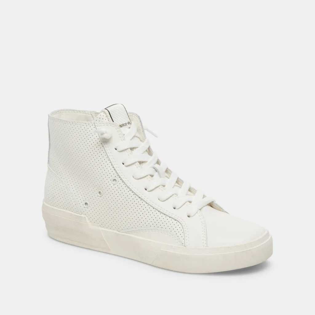 DOLCE VITA Sneakers*Zohara Sneakers White Perforated Leather