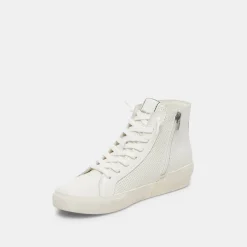 DOLCE VITA Sneakers*Zohara Sneakers White Perforated Leather
